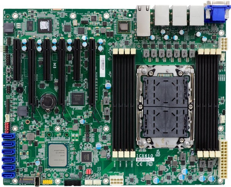 DFIs Server-Klasse ATX Motherboard ICX610-C621A 